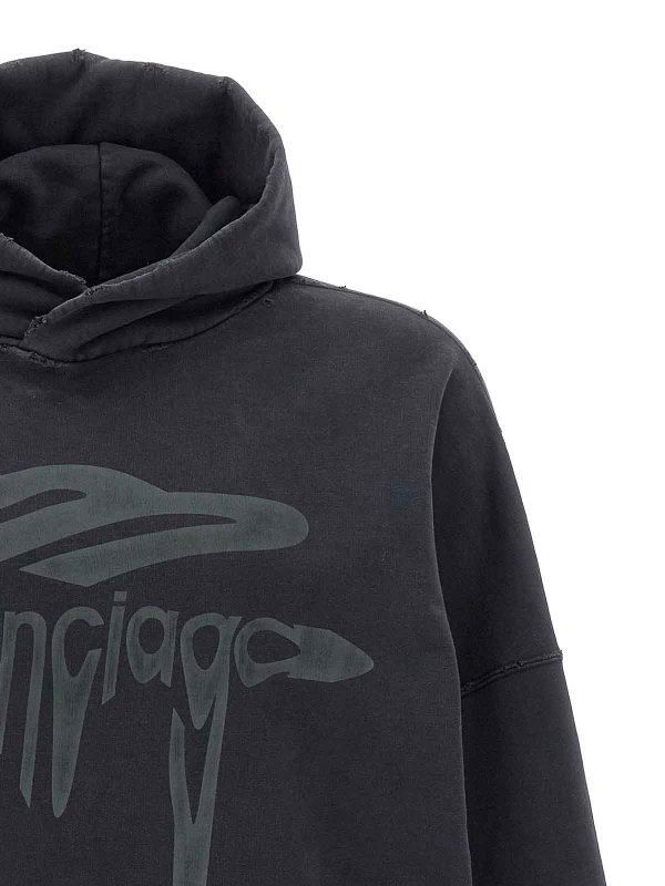 The Best Shops BALENCIAGA: Sweatshirts und Pullover - Sweatshirt - Schwarz
