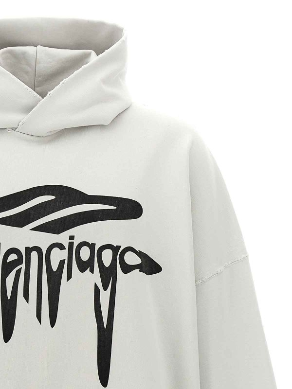 The Best Shops BALENCIAGA: Sudaderas y suéteres - Sudadera - Blanco