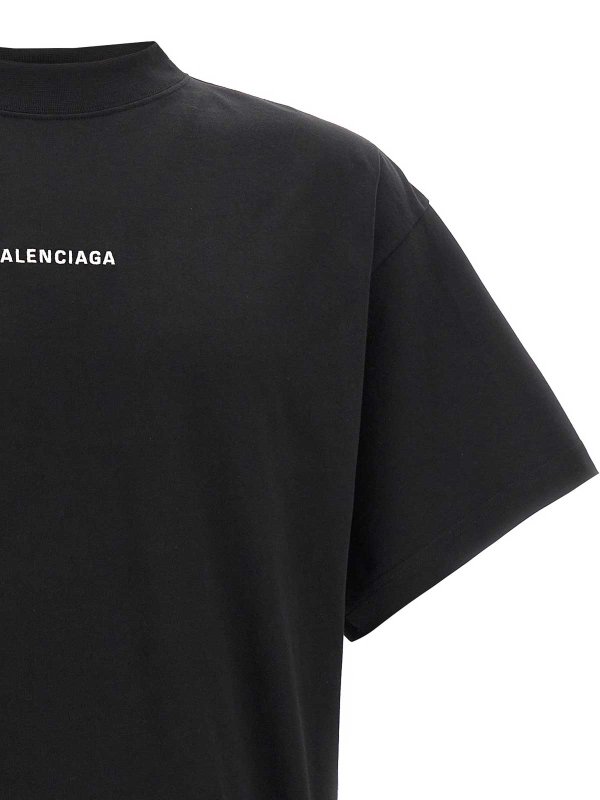 The Best Shops BALENCIAGA: T-shirts - T-Shirt - Weiß