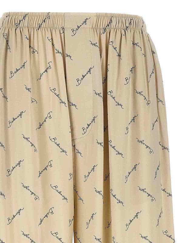 The Best Shops BALENCIAGA: トラウザーショーツ - ショートパンツ - ベージュ