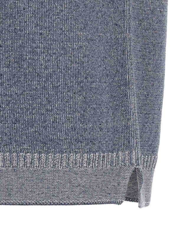 Pull Col Rond - Bleu Clair shop online: BERLUTI