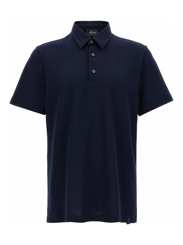 BRIONI: polo shirts - Cotton Polo Shirt