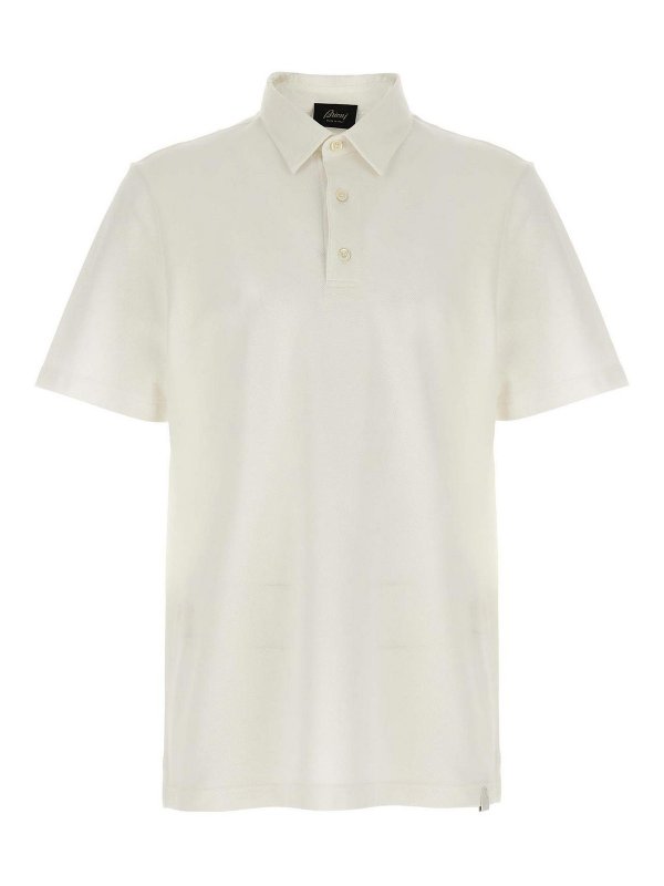 BRIONI: Poloshirts - Poloshirt - Weiß