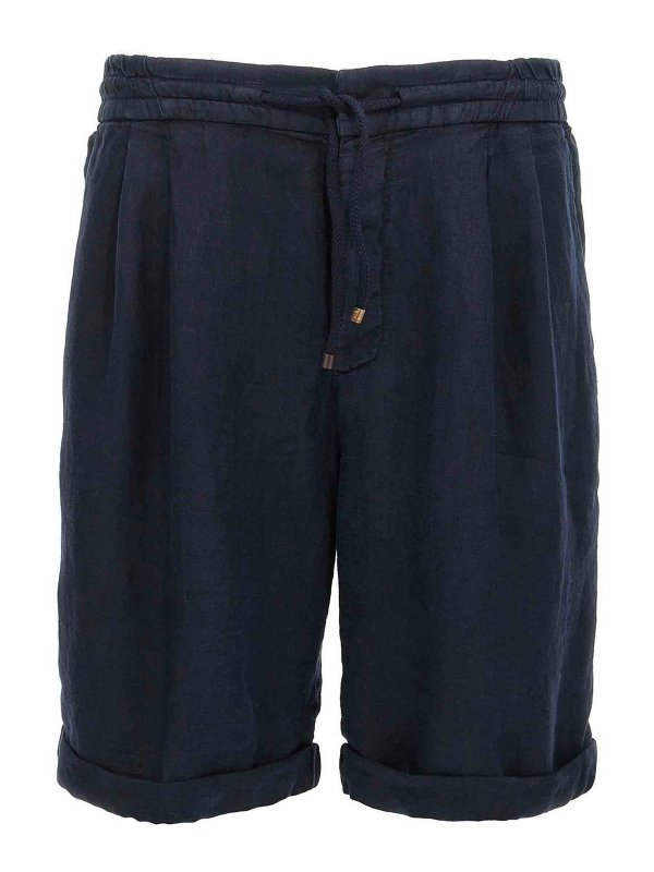 BRUNELLO CUCINELLI: Hosen Shorts - Shorts - Blau