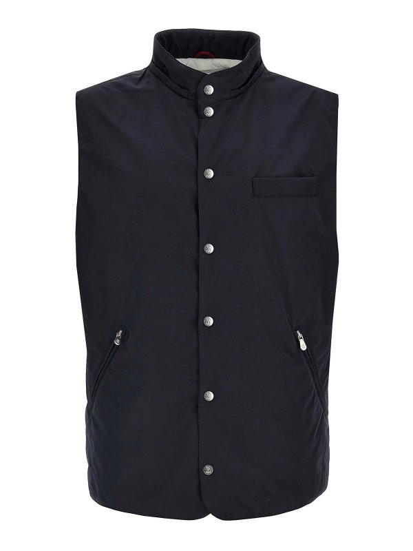 BRUNELLO CUCINELLI: Gilets tricot online - Gilet - Bleu