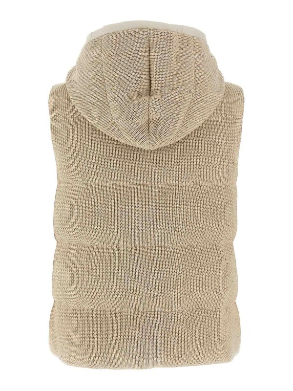BRUNELLO CUCINELLI: Chalecos online - Chaleco - Beis