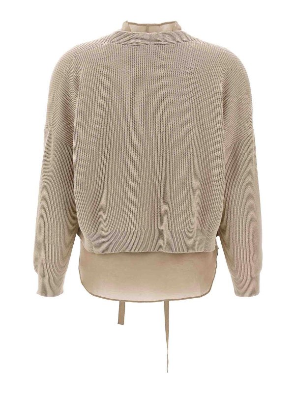 BRUNELLO CUCINELLI: cardigans online - Layered Cardigan