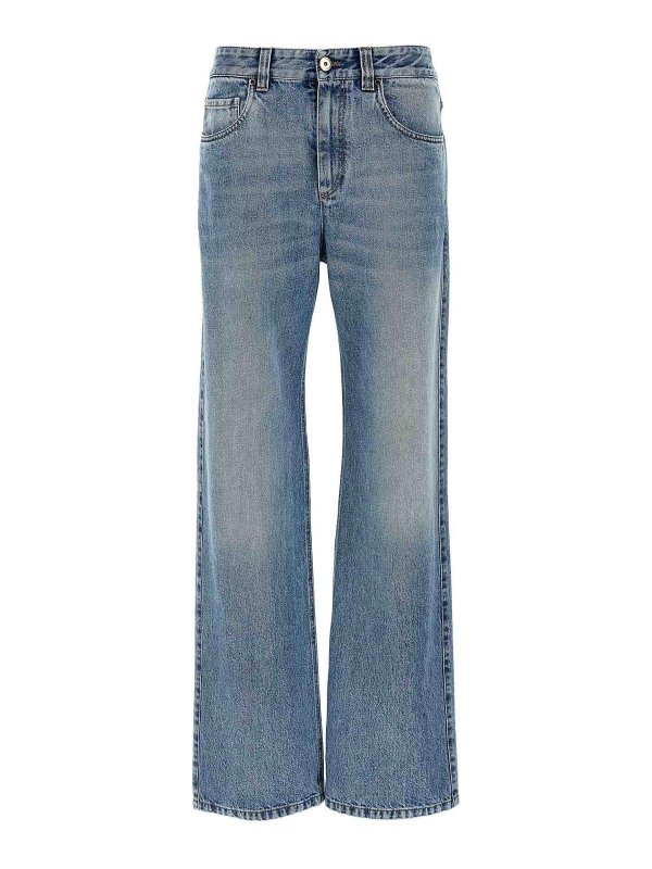 BRUNELLO CUCINELLI: ブーツカットジーンズ - ブーツカットジーンズ - ライトブルー