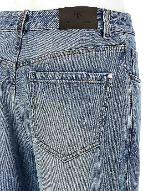 ブーツカットジーンズ - ライトブルー shop online: BRUNELLO CUCINELLI