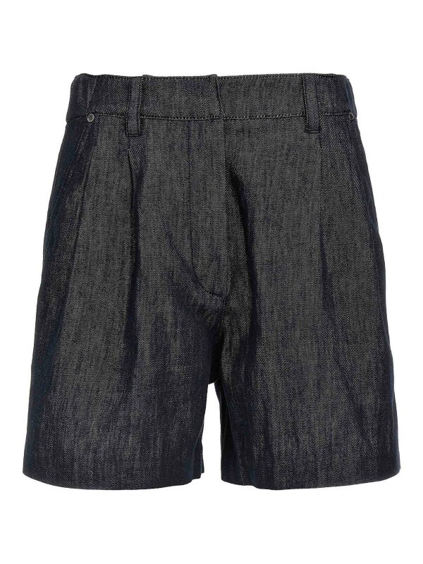 BRUNELLO CUCINELLI: Shorts - Short - Bleu