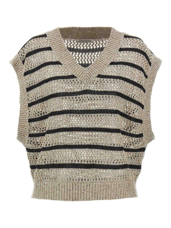 BRUNELLO CUCINELLI: Tシャツ - Tシャツ - マルチカラー