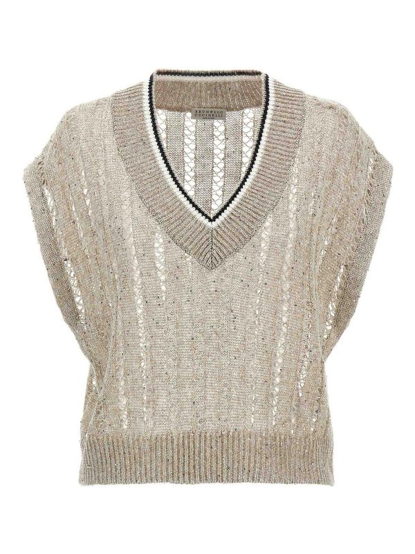 BRUNELLO CUCINELLI: Tシャツ - Tシャツ - ベージュ