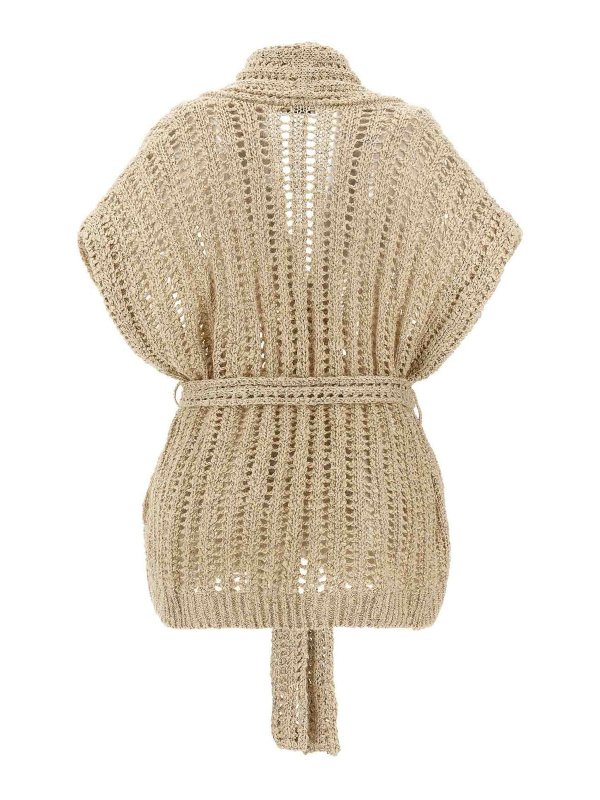 BRUNELLO CUCINELLI: カーディガン online - カーディガン - ベージュ