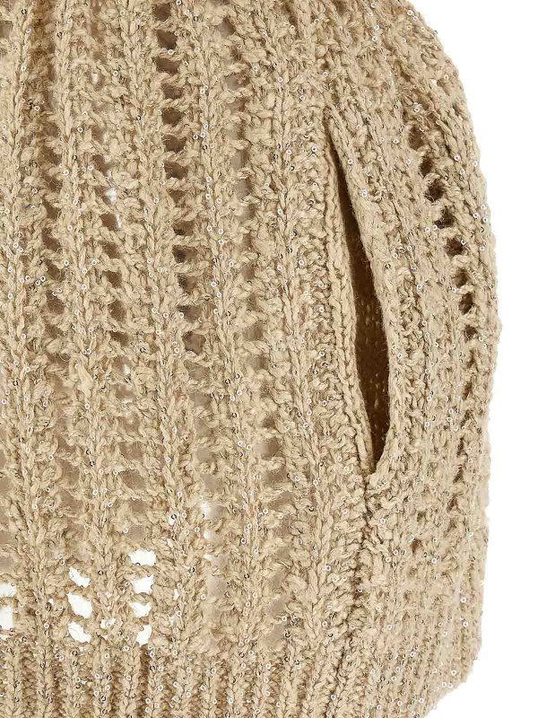 カーディガン - ベージュ shop online: BRUNELLO CUCINELLI