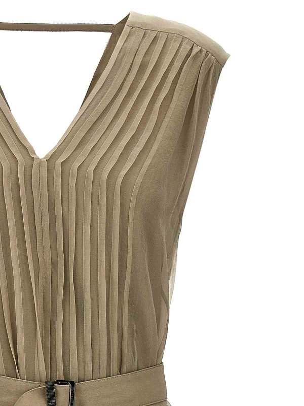 The Best Shops BRUNELLO CUCINELLI: Maxi robe - Maxi Robe - Beige