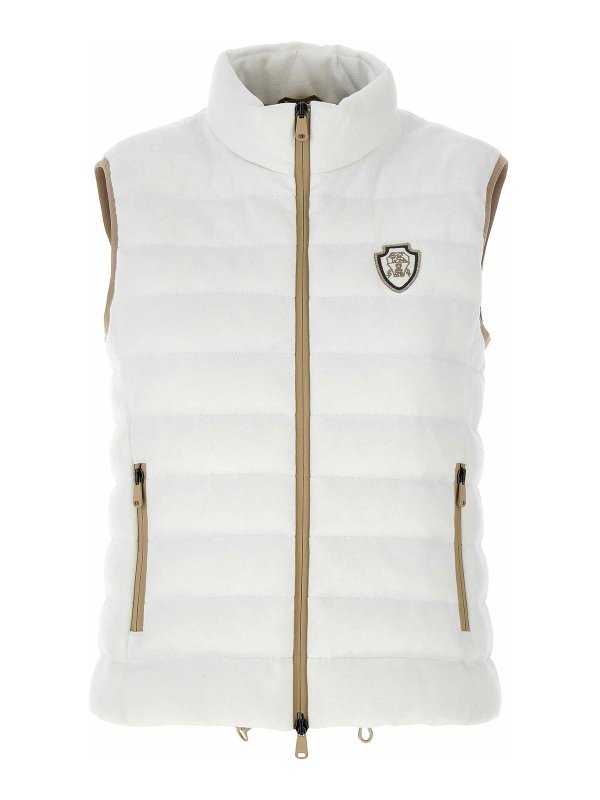 BRUNELLO CUCINELLI: Westen - Weste - Weiß