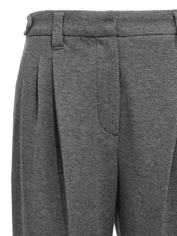 The Best Shops BRUNELLO CUCINELLI: Trousers Shorts - Pleat Pants