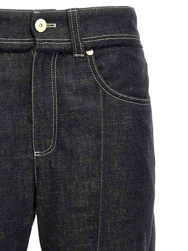 The Best Shops BRUNELLO CUCINELLI: ブーツカットジーンズ - ブーツカットジーンズ - ブルー