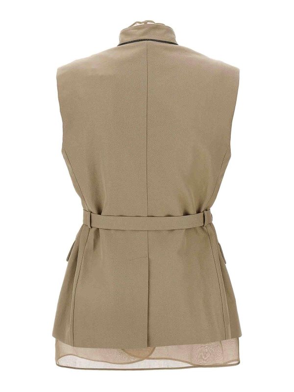BRUNELLO CUCINELLI: Westen online - Weste - Beige