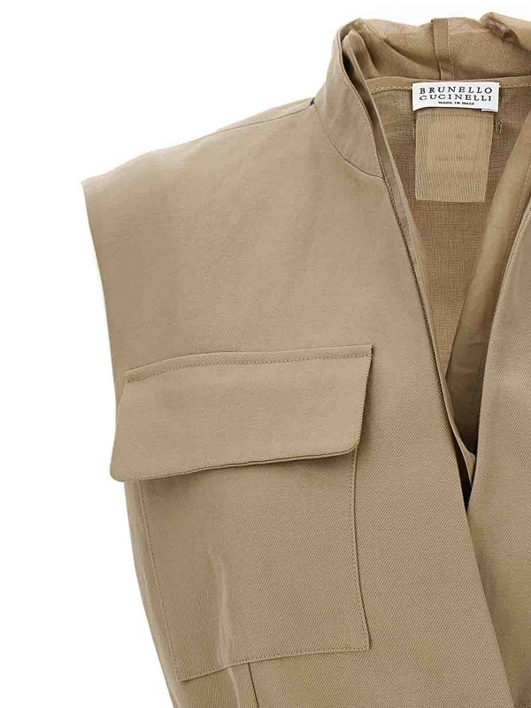 The Best Shops BRUNELLO CUCINELLI: Westen - Weste - Beige