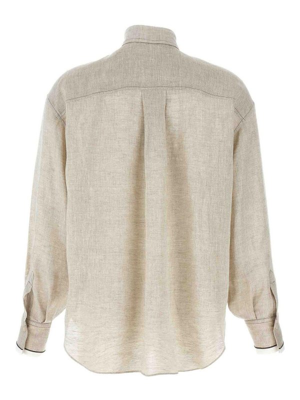 BRUNELLO CUCINELLI: Camisas online - Camisa - Beis