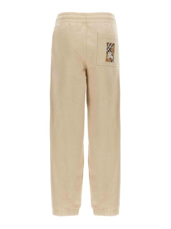 BURBERRY: tracksuit bottoms online - Logo Joggers