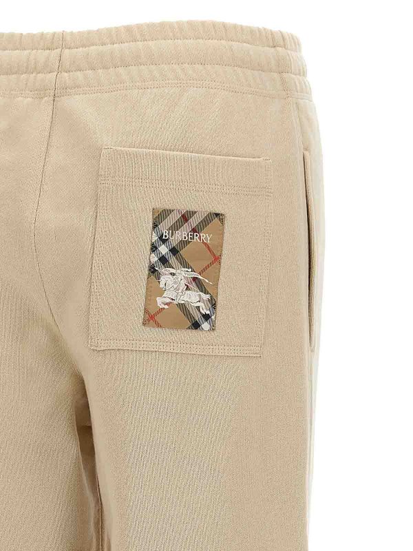 Logo Joggers shop online: BURBERRY