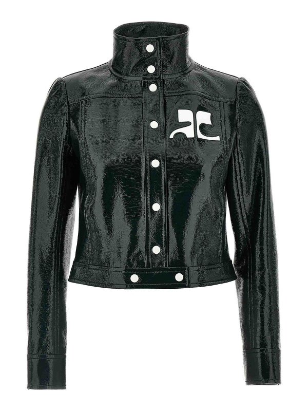 Courreges: Blazer - Blazer - Grün