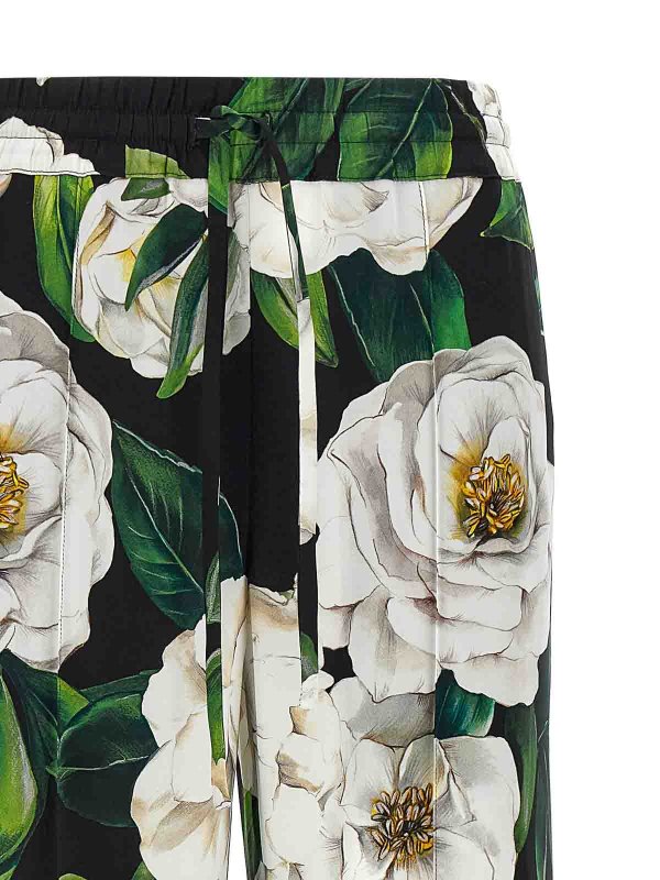 The Best Shops DOLCE & GABBANA: Trousers Shorts - Floral Pants