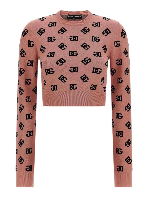 DOLCE & GABBANA: クルーネック - クルーネック - ヌードカラー