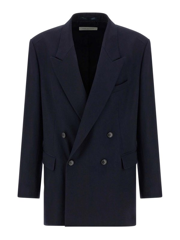 DRIES VAN NOTEN: Vestes de costume - Blazer - Bleu