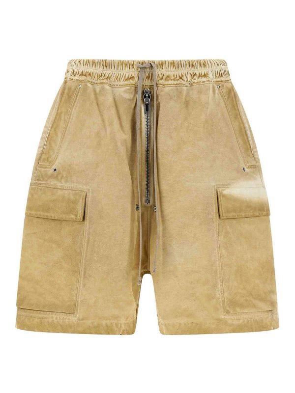 DRKSHDW: トラウザーショーツ - ショートパンツ - ベージュ