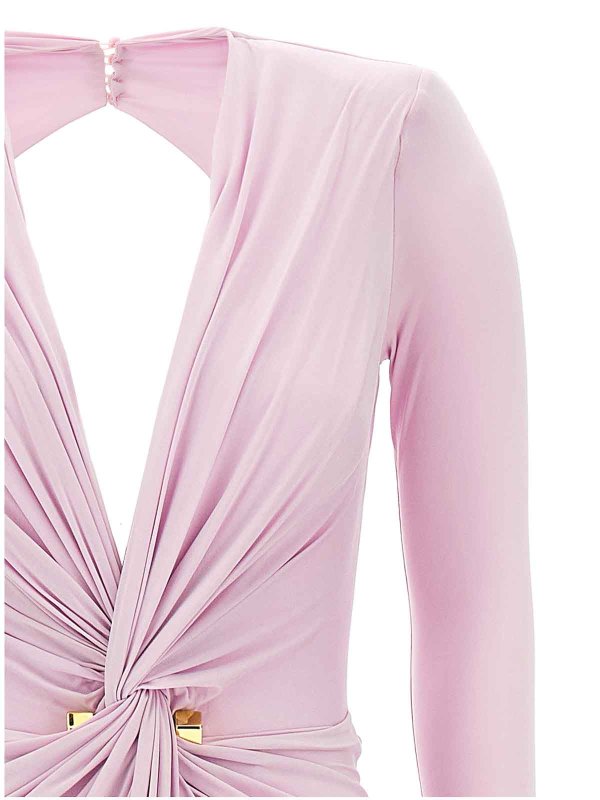 The Best Shops ELISABETTA FRANCHI: ニーレングスドレス - 膝丈ドレス - ヌードカラー