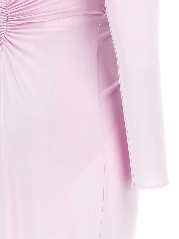 膝丈ドレス - ヌードカラー shop online: ELISABETTA FRANCHI