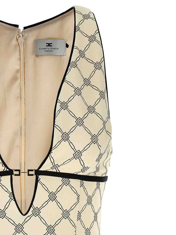 The Best Shops ELISABETTA FRANCHI: short dresses - Lozenge Mini Dress