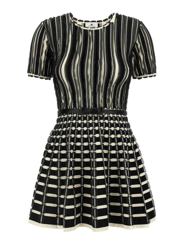 ELISABETTA FRANCHI: abiti corti - Mini Vestito  di organza