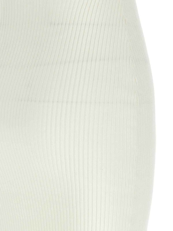 マキシドレス - 白 shop online: ELISABETTA FRANCHI