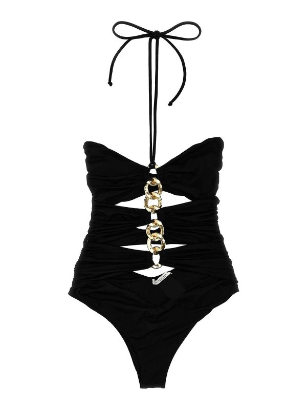 ELISABETTA FRANCHI: Badeanzüge - Badeanzug - Schwarz