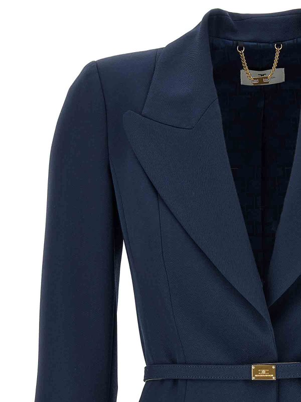 The Best Shops ELISABETTA FRANCHI: ブレザー - ブレザー - ブルー