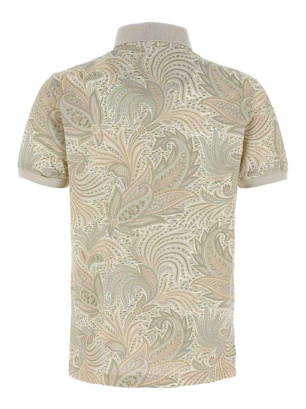 ETRO: polo shirts online - Polo Paisley Flowers