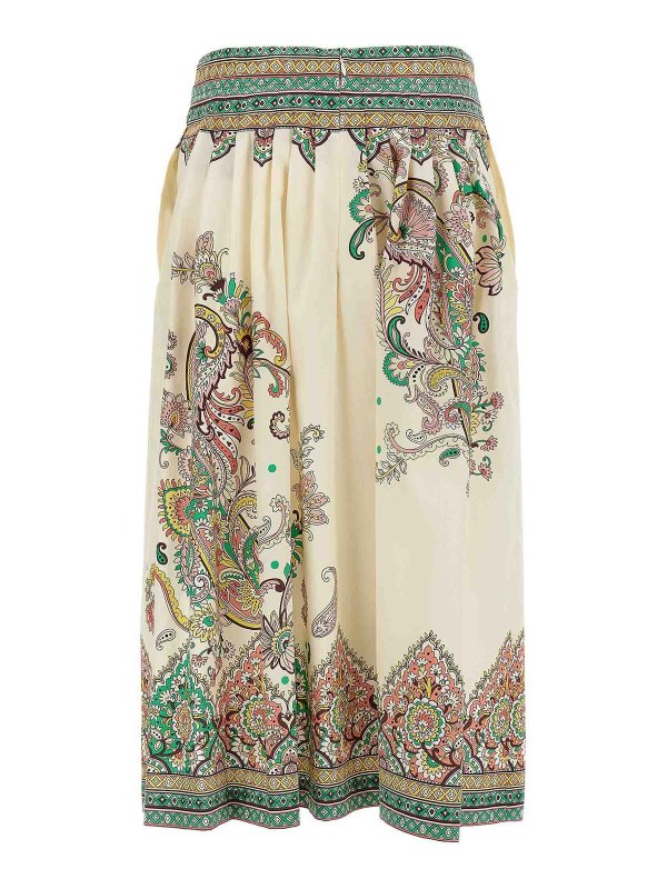 ETRO: ニーレングススカート＆ミディ丈 online - 膝丈/ミディスカート - マルチカラー