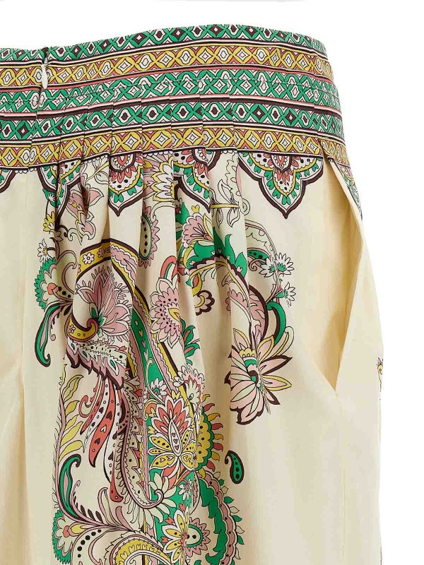 膝丈/ミディスカート - マルチカラー shop online: ETRO