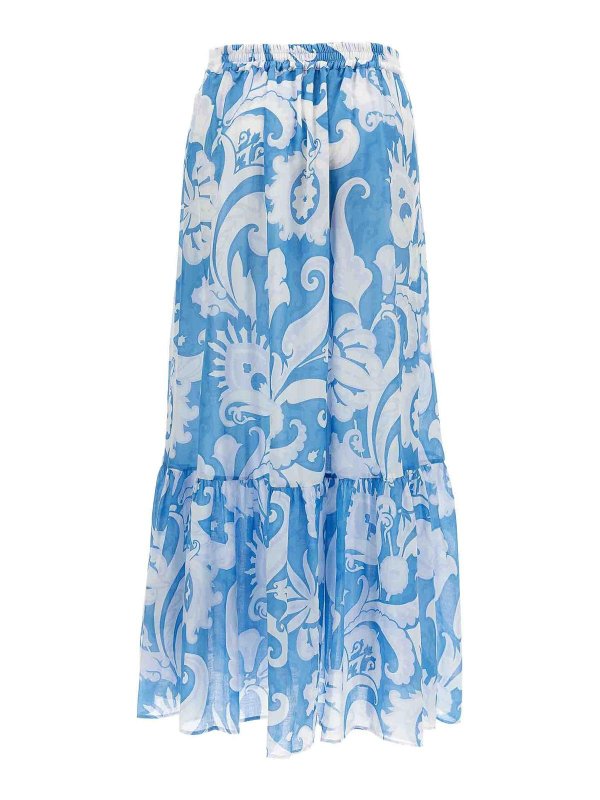 ETRO: ニーレングススカート＆ミディ丈 online - 膝丈/ミディスカート - ライトブルー