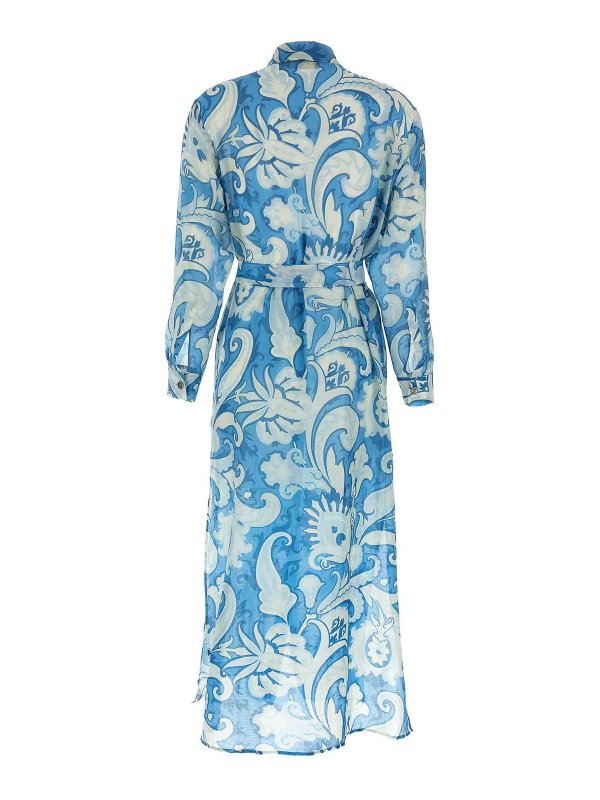 ETRO: Knielange Kleider online - Knielanges Kleid - Bunt