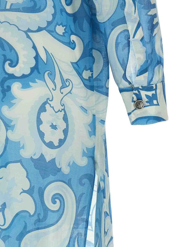 Knielanges Kleid - Bunt shop online: ETRO