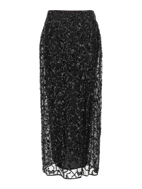 FABIANA FILIPPI: Jupes midi et au genou online - Jupe Midi - Noir