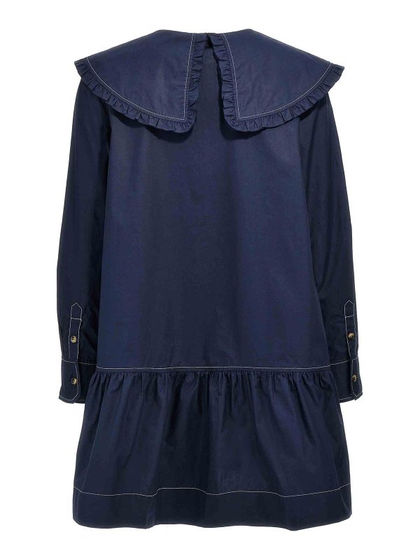 GANNI: ショートドレス online - ショートドレス - ブルー