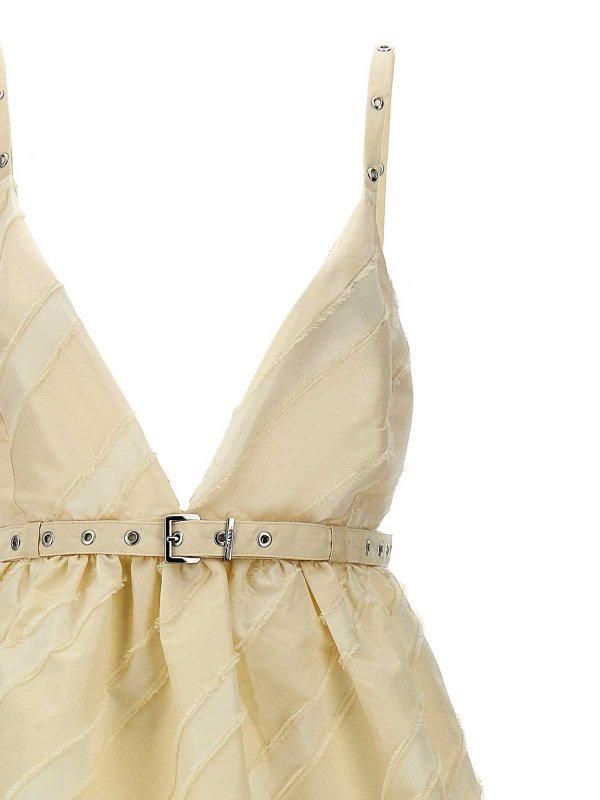 The Best Shops GANNI: ニーレングスドレス - 膝丈ドレス - ベージュ