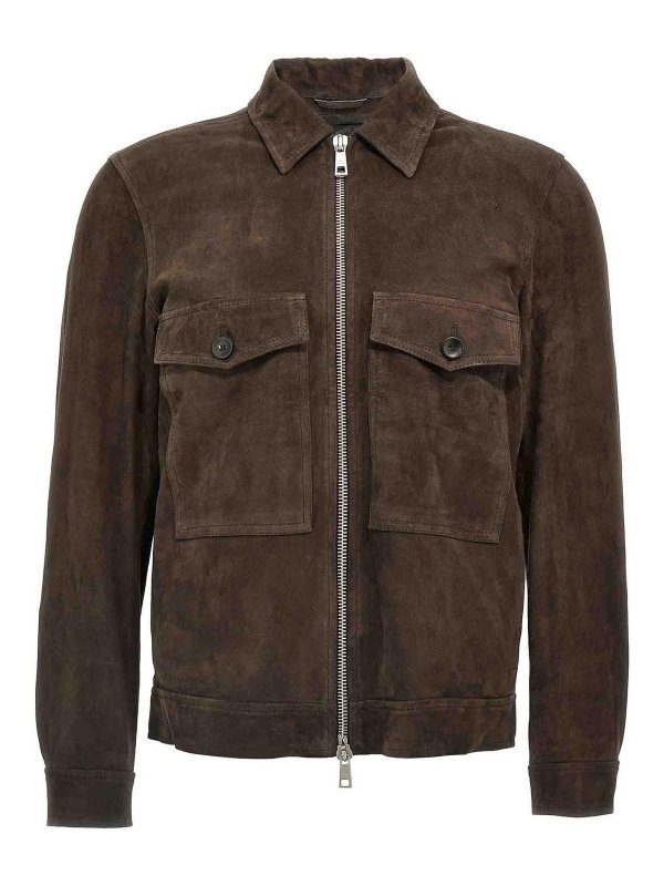 GIORGIO BRATO: ブレザー - ブレザー - ブラウン