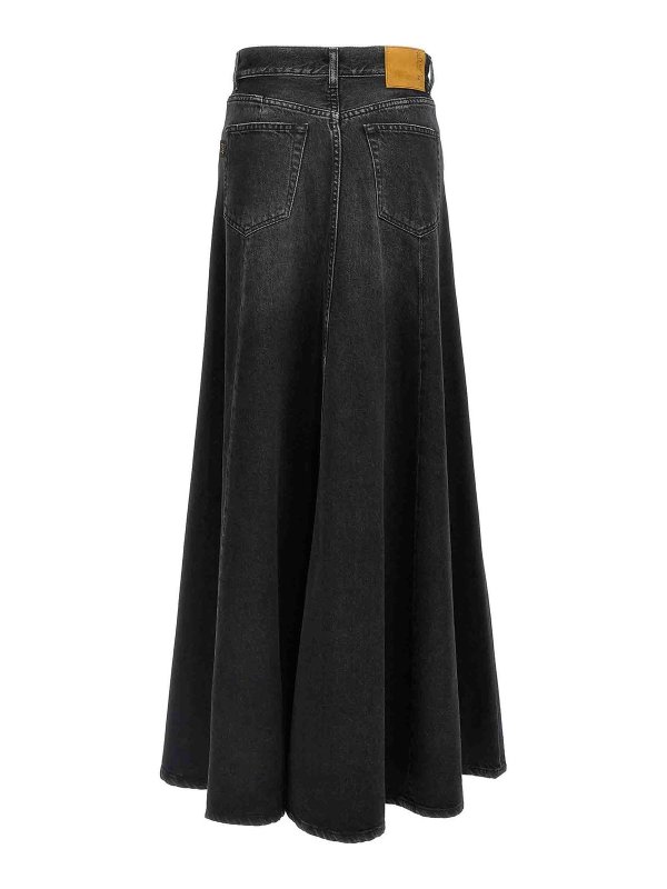 HAIKURE: ニーレングススカート＆ミディ丈 online - 膝丈/ミディスカート - 黒